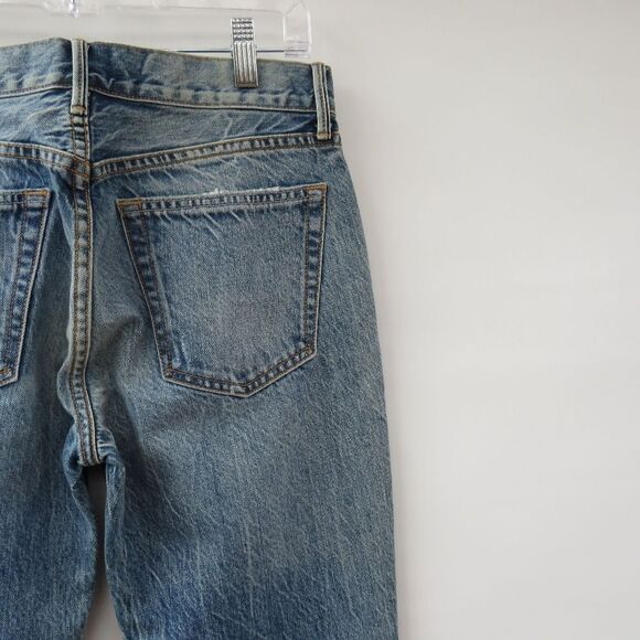 GRLFRND Womens Size 27 Yasmin Joan Button Fly Acid Wash Raw Hem Jeans - Picture 11 of 15